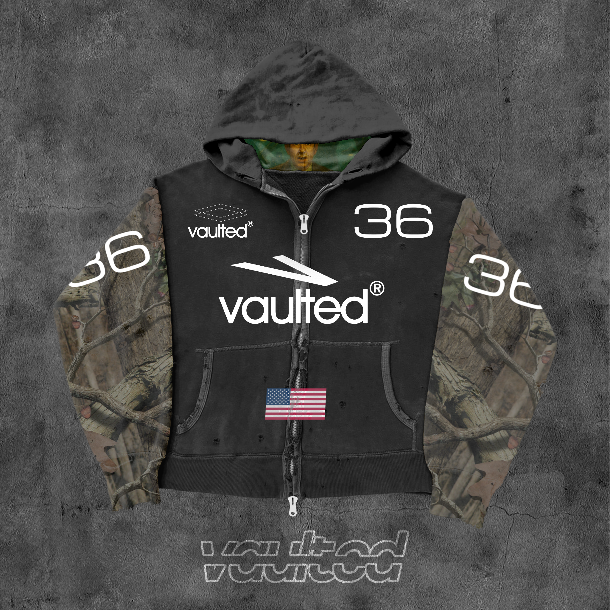 Vaulted " War Path 36" Zip